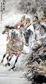 Chinese History & Folklore Painting,97cm x 180cm,3447074-x