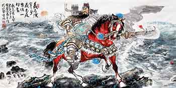 Chinese History & Folklore Painting,68cm x 136cm,3447154-x