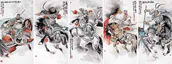 Chinese History & Folklore Painting,69cm x 138cm,3447157-x