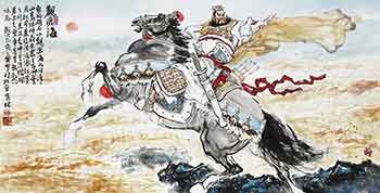 Chinese History & Folklore Painting,68cm x 136cm,3447159-x