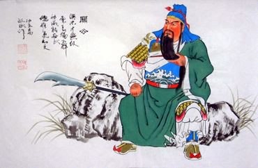 Chinese History & Folklore Painting,34cm x 69cm,3519066-x