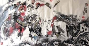 Chinese History & Folklore Painting,97cm x 180cm,3706009-x