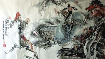 Chinese History & Folklore Painting,97cm x 180cm,3706010-x