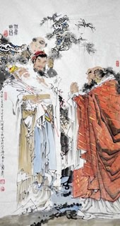 Chinese History & Folklore Painting,97cm x 180cm,3706011-x