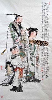 Chinese History & Folklore Painting,66cm x 136cm,3776050-x