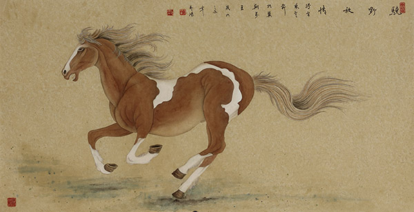 Horse,50cm x 100cm(19〃 x 39〃),4384001-z