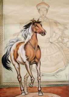 Chinese Horse Painting,65cm x 90cm,4460010-x
