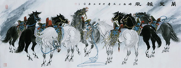 Horse,70cm x 180cm(27〃 x 70〃),4671015-z