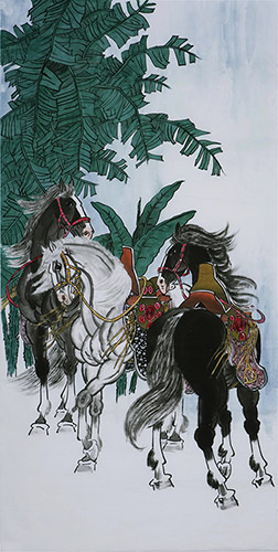 Horse,68cm x 136cm(27〃 x 54〃),4671025-z
