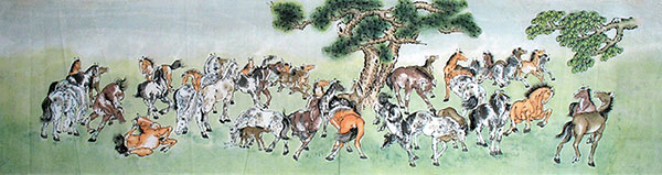 Horse,35cm x 136cm(14〃 x 53〃),4731071-z
