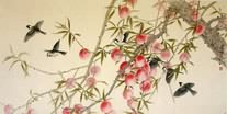 Chinese Peach Painting