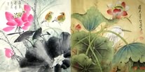 Chinese Lotus Paintings