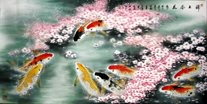 Chinese Koi Fish Paintings