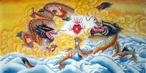 Chinese Dragon Art Paintings