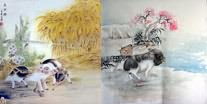 Chinese Pig Paintings