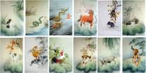 Chinese Zodiac Animals Paintings