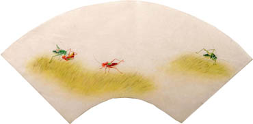 Chinese Insects Painting,34cm x 69cm,2340129-x
