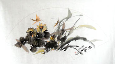 Chinese Insects Painting,43cm x 65cm,2573002-x