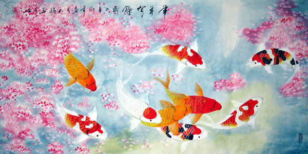 Koi Fish,66cm x 136cm(26〃 x 53〃),2381004-z