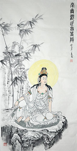 Kuan Yin,66cm x 130cm(26〃 x 51〃),3011013-z