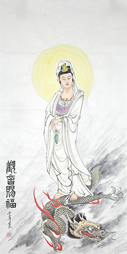 Kuan Yin,66cm x 130cm(26〃 x 51〃),3011017-z