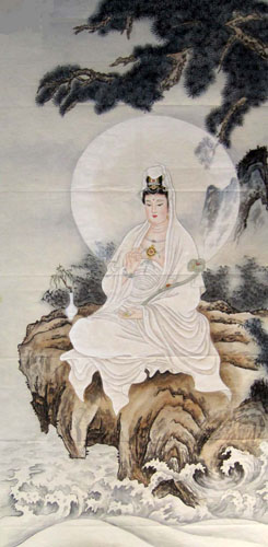 Kuan Yin,66cm x 136cm(26〃 x 53〃),3082007-z