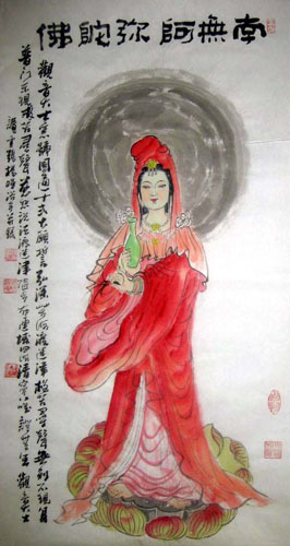 Kuan Yin,50cm x 100cm(19〃 x 39〃),3518076-z
