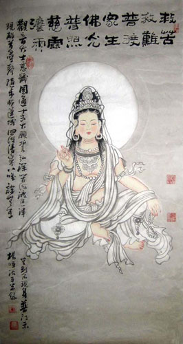 Kuan Yin,50cm x 100cm(19〃 x 39〃),3518078-z
