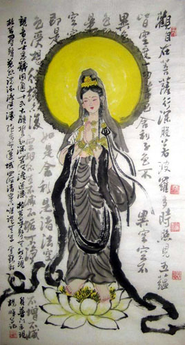 Kuan Yin,50cm x 100cm(19〃 x 39〃),3518082-z