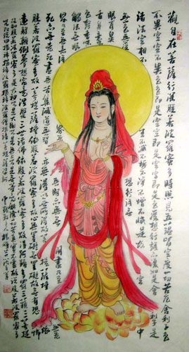 Kuan Yin,50cm x 100cm(19〃 x 39〃),3518088-z