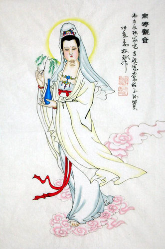 Kuan Yin,69cm x 46cm(27〃 x 18〃),3519054-z