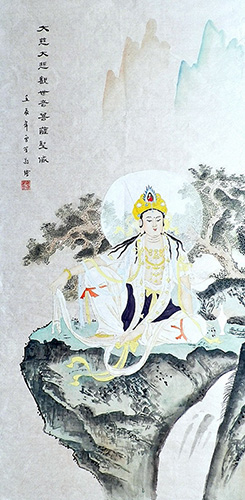 Kuan Yin,68cm x 136cm(27〃 x 54〃),3547009-z