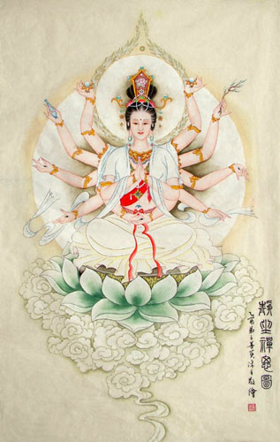 Kuan Yin,65cm x 105cm(26〃 x 41〃),3761002-z