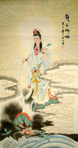 Kuan Yin,66cm x 130cm(26〃 x 51〃),3766002-z