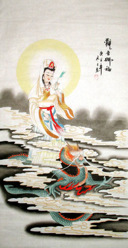 Kuan Yin,66cm x 130cm(26〃 x 51〃),3766003-z