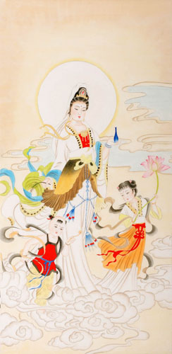 Kuan Yin,66cm x 130cm(26〃 x 51〃),3809025-z