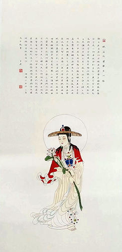 Kuan Yin,50cm x 100cm(19〃 x 39〃),zx31194001-z