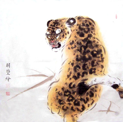 Leopard,50cm x 50cm(19〃 x 19〃),4374016-z