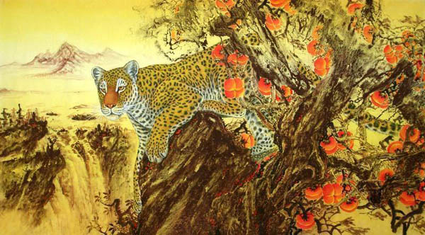 Leopard,90cm x 170cm(35〃 x 67〃),4682002-z