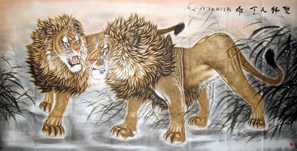 Lion,120cm x 240cm(48〃 x 94〃),4684003-z