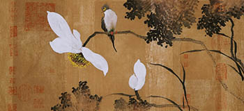 Chinese Lotus Painting,65cm x 33cm,wrf21179003-x
