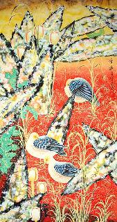 Chinese Lotus Painting,50cm x 100cm,zj21100002-x