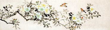 Chinese Magnolia Painting,70cm x 180cm,2322014-x
