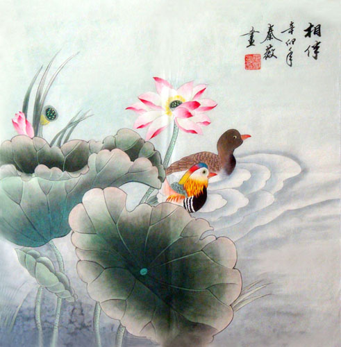Mandarin Duck,66cm x 66cm(26〃 x 26〃),2527005-z