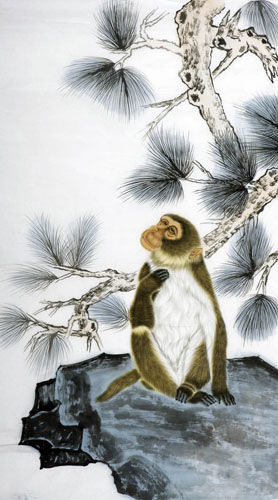 Monkey,66cm x 120cm(26〃 x 47〃),4616008-z