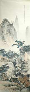 Chinese Mountain and Water Painting,50cm x 200cm,1011014-x