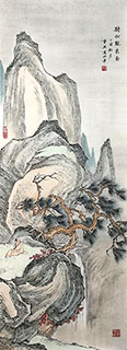 Chinese Mountain and Water Painting,34cm x 96cm,1126028-x