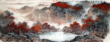 Chinese Mountain and Water Painting,70cm x 180cm,lh11083021-x