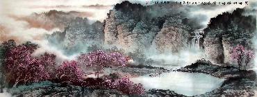 Chinese Mountain and Water Painting,70cm x 180cm,lh11083024-x
