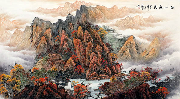 Mountains,96cm x 180cm(38〃 x 71〃),zhp11154001-z